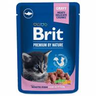 BRIT Premium Chunks with White Fish in Gravy for Kittens