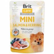 Kapsička BRIT Care Mini Salmon a Herring sterilised fillets in gravy
