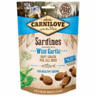 CARNILOVE Dog Semi Moist Snack Sardines enriched with Wild garlic