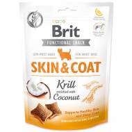 Pamlsky BRIT Care Dog Functional Snack Skin and Coat Krill