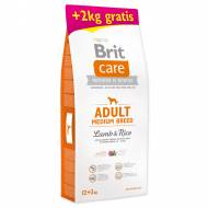 Krmivo BRIT Care Dog Adult Medium Breed Lamb & Rice 12+2 kg ZDARMA