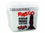 Pamlsky pro psy  RASCO trojúhelníčky se šunkou