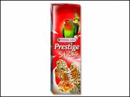 Tyčinky Prestige ořechy a med pro střední papoušky