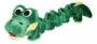 Hračka Bungee toy zelený krokodýl 58 - 78cm