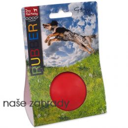 Hračka DOG FANTASY míč gumový házecí červený 6 cm
