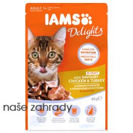 Kapsička IAMS Cat Delights Chicken a Turkey in Gravy