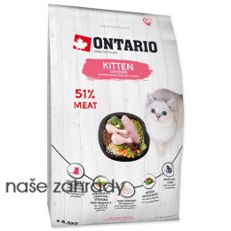 Krmivo ONTARIO Kitten Chicken 6,5 kg