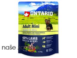 ONTARIO Adult Mini Lamb & Rice