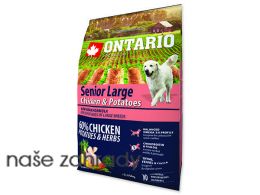 ONTARIO Senior Large Chicken & Potatoes & Herbs 2,25 kg