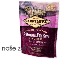 CARNILOVE Salmon and Turkey kittens Healthy Growth 400 g