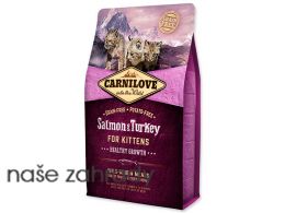 CARNILOVE Salmon and Turkey kittens Healthy Growth 2 kg