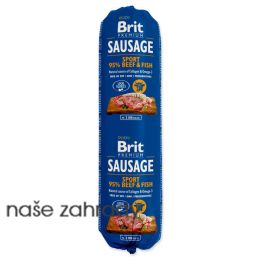 Salám BRIT Premium Sausage Sport – Beef & Fish