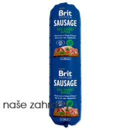 Salám BRIT Premium Sausage Turkey & Peas