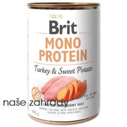 Konzerva BRIT Mono Protein Turkey a Sweet Potato 400 g