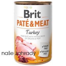 Konzerva BRIT Paté & Meat Turkey 400 g