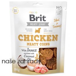 Snack BRIT Jerky Chicken with Insect Meaty Coins