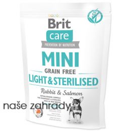 BRIT Care Mini Grain Free Light & Sterilised 400 g