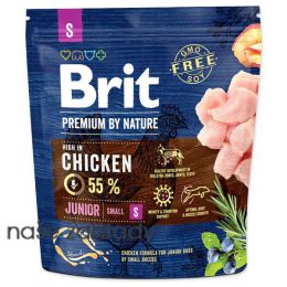 Krmivo BRIT Premium by Nature Junior S 1 kg