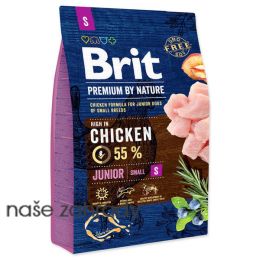 Krmivo BRIT Premium by Nature Junior S 3 kg