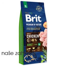 Krmivo BRIT Premium by Nature Adult XL 15 kg