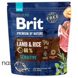 Krmivo BRIT Premium by Nature Sensitive Lamb 1 kg