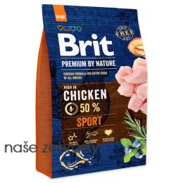Krmivo BRIT Premium by Nature Sport 3 kg