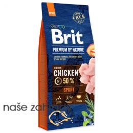 Krmivo BRIT Premium by Nature Sport 15 kg