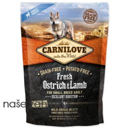 Krmivo CARNILOVE Fresh Ostrich a Lamb Excellent Digestion 1,5 kg