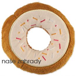 Hračka DOG FANTASY donut bílý 19 cm