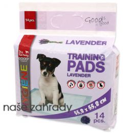 Podložka DOG FANTASY Lavender 14 ks