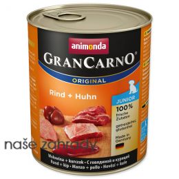Konzerva ANIMONDA Gran Carno Junior hovězí a kuře 800 g