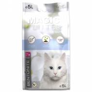 Kočkolit MAGIC LITTER Bentonite Ultra White 5 l