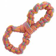 Přetahovadlo DOG FANTASY osmička barevné vzor 1 25 cm