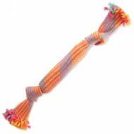 Přetahovadlo DOG FANTASY barevné se zvukem vzor 1, 2 knoty 40 cm