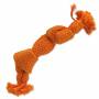 Uzel DOG FANTASY oranžový pískací 2 knoty 22 cm