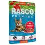 Kapsička RASCO Premium Cat Pouch Adult , Beef, Hearbs