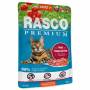 Kapsička RASCO Premium Cat Pouch Adult, Veal, Hearbs