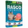 Kapsička RASCO Premium Cat Pouch Sterilized, Salmon, Spirulina