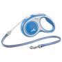 Vodítko FLEXI New Comfort lanko modré S 5 m