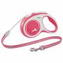 Vodítko FLEXI New Comfort lanko červené S 8 m