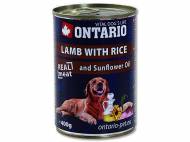 ONTARIO konzerva Lamb, Rice, Sunflower Oil