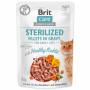Kapsička BRIT Care Cat Sterilized Fillets in Gravy with Healthy Rabbit