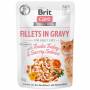 Kapsička BRIT Care Cat Fillets in Gravy with Tender Turkey & Savory Salmon