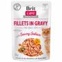 Kapsička BRIT Care Cat Fillets in Gravy with Savory Salmon