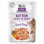 Kapsička BRIT Care Cat Kitten Fillets in Gravy with Tender Turkey