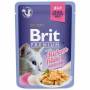 Kočičí kapsička BRIT Premium Cat Delicate Fillets in Jelly with Chicken