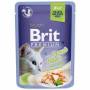 Kočičí kapsička BRIT Premium Cat Delicate Fillets in Jelly with Trout