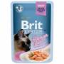 Kapsička BRIT Premium Cat Delicate Fillets in Gravy with Salmon for Sterilised