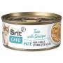 Konzerva BRIT Care Cat Sterilized Tuna Paté with Shrimps