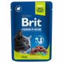BRIT Premium Chunks with Lamb in Gravy for Sterilised Cats